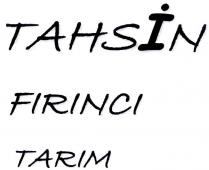 tahsin fırıncı tarım