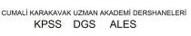 cumali karakavak uzman akademi dershaneleri kpss dgs ales