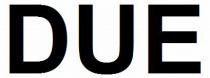 due