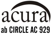 acura ab circle ac 929