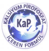 kap kalsiyum pirofosfat içeren formül