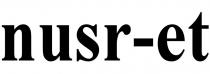 nusr-et