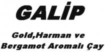 galip gold,harman ve bergamot aromalı çay