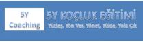 5y coaching - 5y koçluk eğitimi; yüzleş, yön ver, yönet, yükle, yola çık