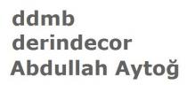 ddmb derindecor abdullah aytoğ