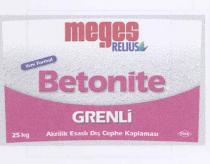 meges relius yeni formül betonite grenli