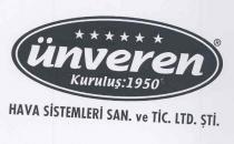 ünveren hava sistemleri kuruluş:1950