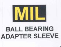 mil ball bearing adapter sleeve