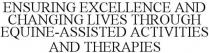 ensuring excellence and changing lives through equine