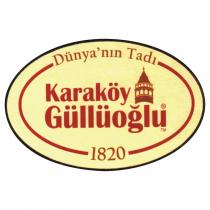 karaköy güllüoğlu dünya'nın tadı 1820