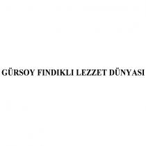 gürsoy fındıklı lezzet dünyası