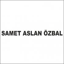 samet aslan özbal