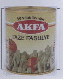 50 yıllık tecrübe akfa taze fasulye