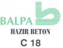 balpa hazır beton c18 b