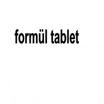 formül tablet