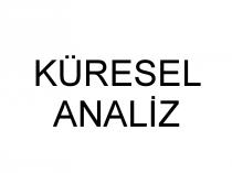 küresel analiz