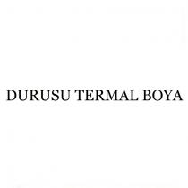 durusu termal boya