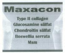 maxacon type ıı collagen glucosamine sülfat chondroitin sülfat boswellia serrata msm