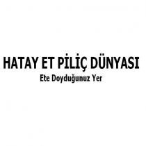 hatay et piliç dünyası ete doyduğunuz yer