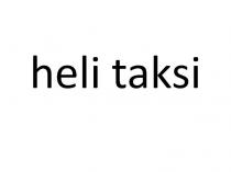 heli taksi