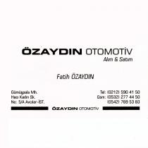 fati özaydin- özaydin otomotiv alim & satim