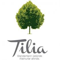 tilia standartların üstünde ıhlamurlar altında.