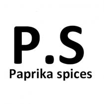 p.s paprika spices