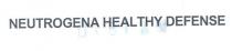 neutrogena healthy defense