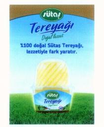 sütaş tereyağı doğal lezzet %100 doğal sütaş tereyağı, lezzetiyle fark yaratır.