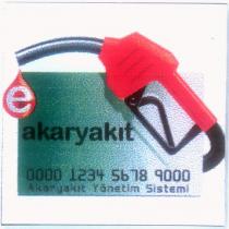 e akaryakıt 0000 1234 5678 9000 akaryakıt yönetim sistemi