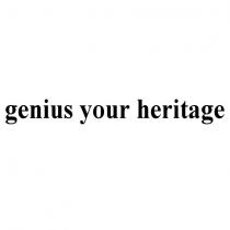 genius your heritage