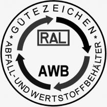gütezeichen abfall - und wertstoffbehalter ral awb