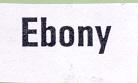 ebony