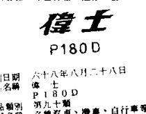 偉士 P18OD 