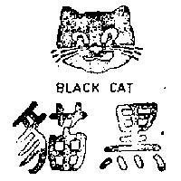 黑猫及圖 BLACK CAT 