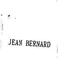 JEAN BERNARD