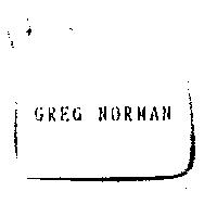 GREG NORMAN