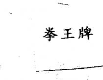拳王牌