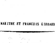 MARITHE ET FRANCOIS GIRBAUD