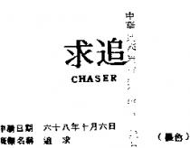 追求 CHASER 
