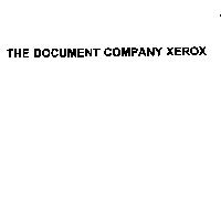 THE DOCUMENT COMPANY XEROX