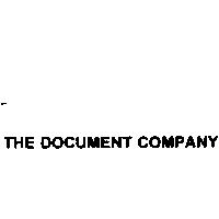 THE DOCUMENT COMPANY XEROX