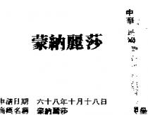 蒙納麗莎