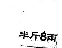 半斤 8 兩