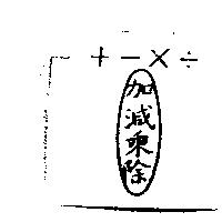 加減乘除+–