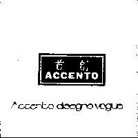 首創及圖 ACCENTO DISEGNO VOGUE