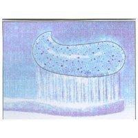 SPECKLED TOOTHPASTE (Blue Gel with Dark Blue & Light Blue Speckles)