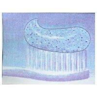 SPECKLED TOOTHPASTE (Blue Gel with Dark Blue,Light Blue & Withe Speckles)
