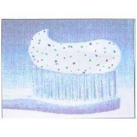 SPECKLED TOOTHPASTE White Paste with Dark Blue & Speckles)