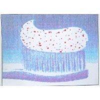 SPECKLED TOOTHPASTE White Paste With Dark Blue & White Speckles